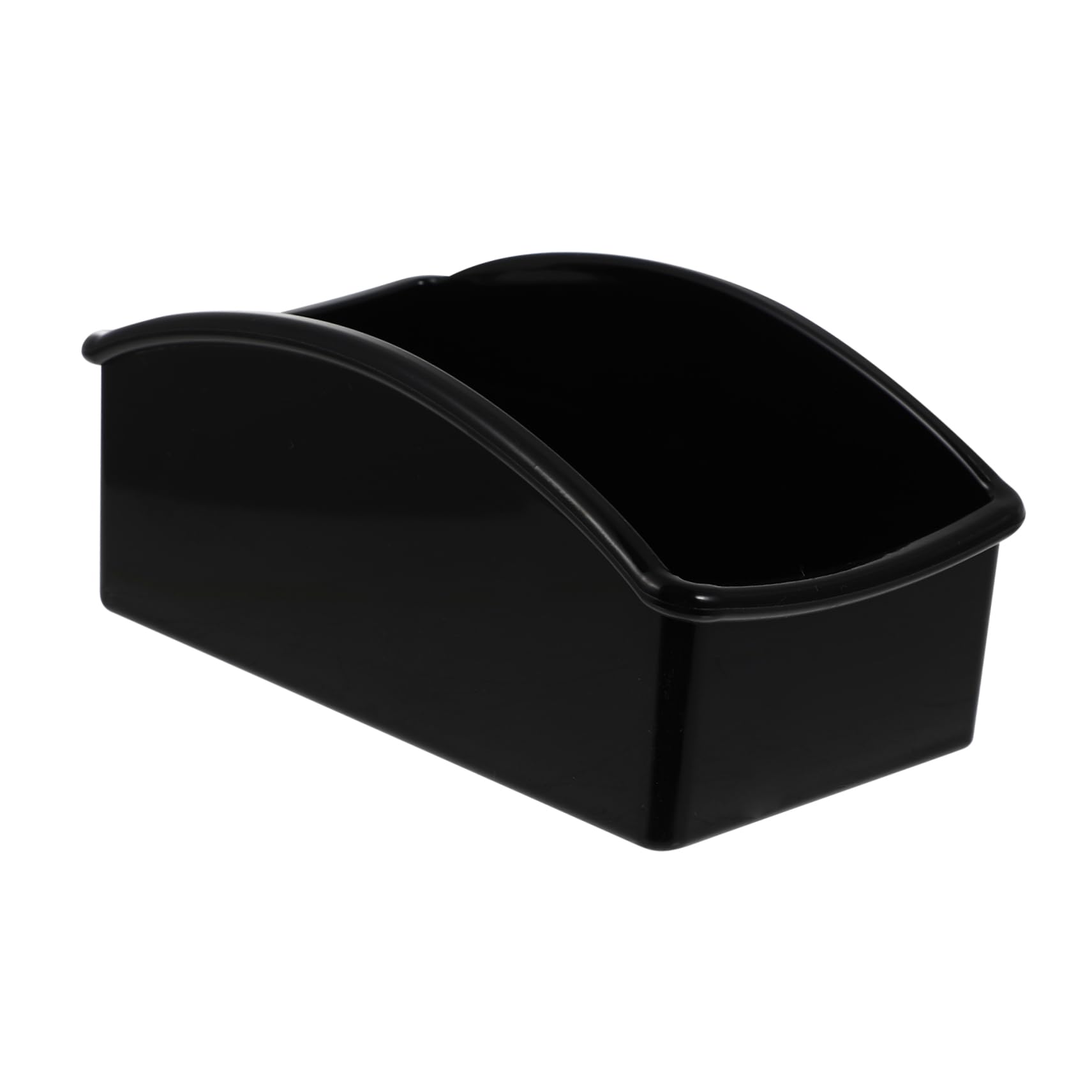 MAGICLULU Tea Bag Storage Box Multi Purpose Acrylic Organizer for Tea Bags Sugar Packets Coffee Smooth Edges for Home Office Restaurant Use Elegant Black Design