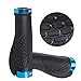 Bike Hand Grips, MTB Grips Handlebar Lockable Mountain Bike Handlebar Bicycle Cycling TPR Rubber Handlebar Grip for Cycling, Mountain and Bicycles Accessories 1 Pair