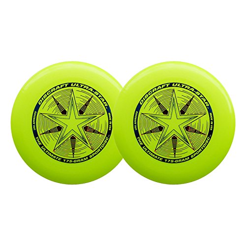 Discraft Ultra-Star 175g Ultimate Sportdisc Yellow (2 Pack)