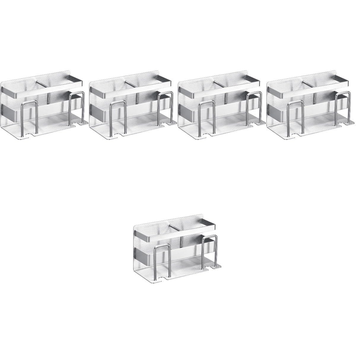 Cabilock 5 Uds Soporte para Cepillo De Dientes Soporte para Inodoro Estuche para Cepillo De Dientes Cepillo De Dientes Pasta De Dientes Organizadores De Cepillos De Dientes Soporte para