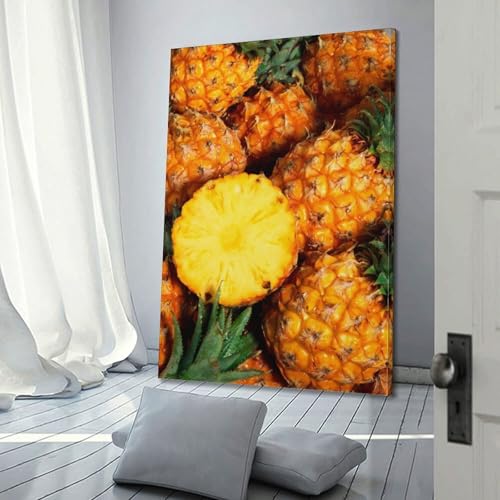 Poster ananas suspendu grand format ZHOUKEG art moderne - 3