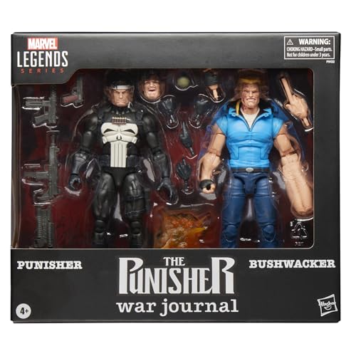 Marvel F9132 Legends Series Punisher And Bushwacker, Comics Collectible 6-Inch Action Figures thumb #1