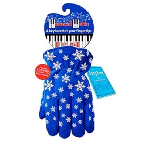 Mr. Christmas Child Musical Mitts - Blue - Child Large