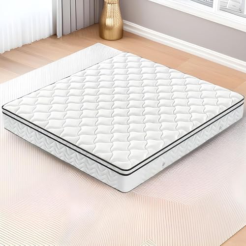 Colchón híbrido en una caja, firmeza media, transpirable, alivia la presión, tamaño Queen, 25 cm de grosor para mayor comodidad y apoyo
