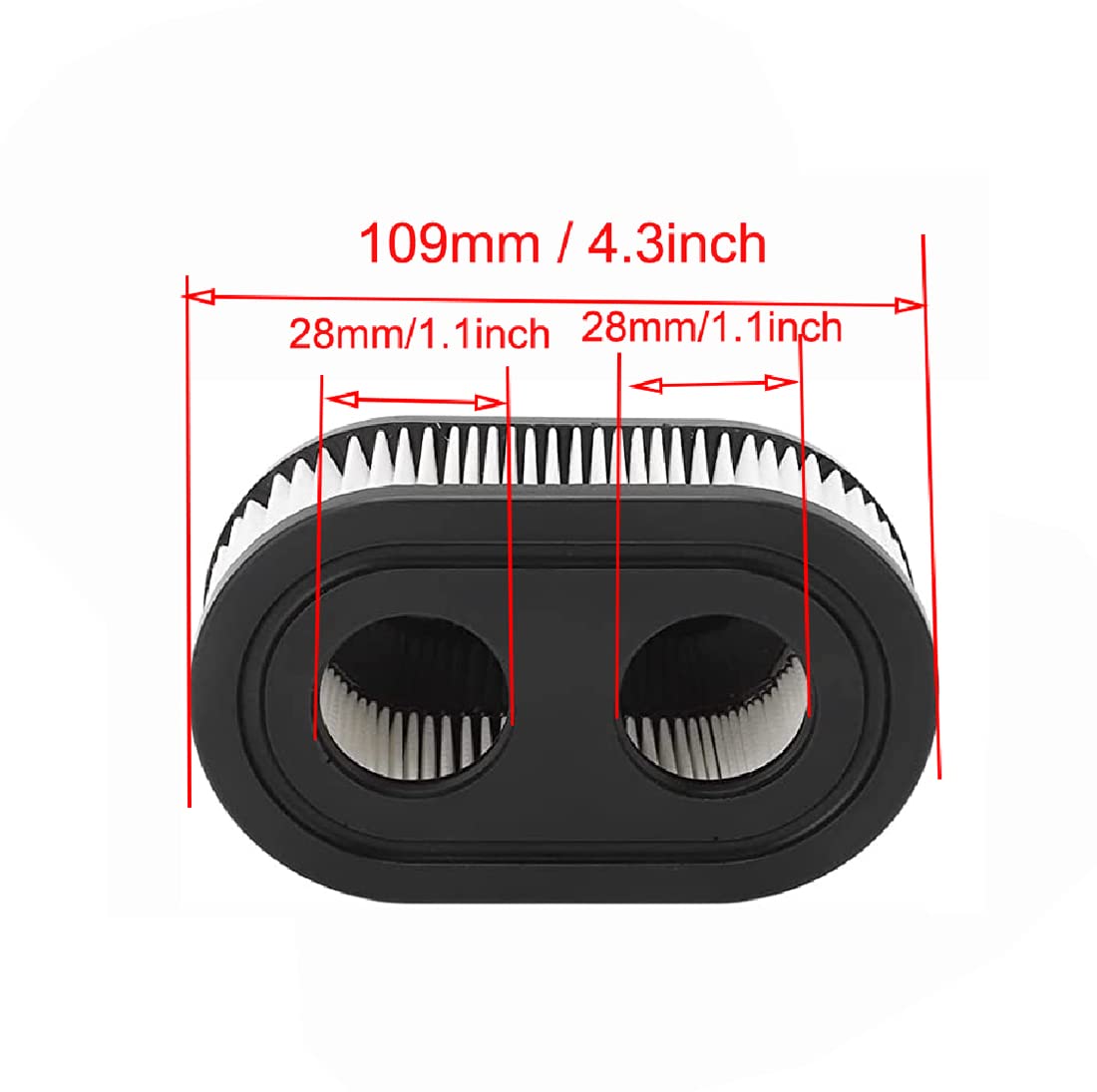 Volking Filtro de aire para motores Briggs & Stratton 500 500E 550E 550EX 575EX 625E 675 625EX 675EX 675EXI 725EXI reemplaza el número de pieza 593260 798452 4247 5432 3K K K