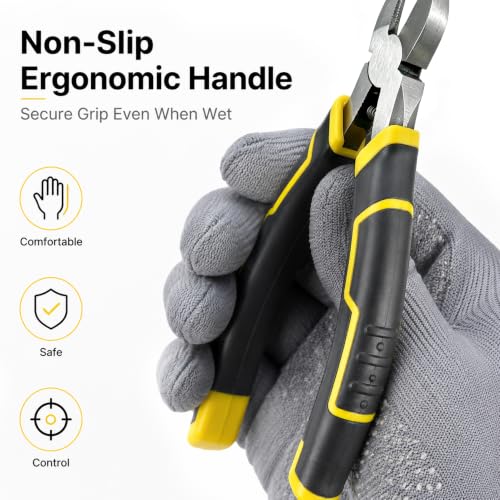 Image of Precision Wire Heavy Duty Diagonal Side Cutting Pliers. (6 inches)
