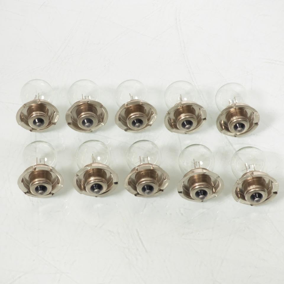 Ampoule lampe 6V 15W culot P26S Vicma lot de 10 pour phare de mobylette
