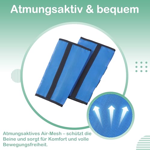 Guêtres anti-mouches cheval légères et antidérapantes lot de 4 L