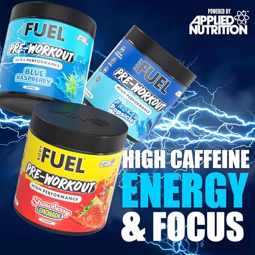 Applied Nutrition BodyFuel Pre Workout Powder - Energy & Physical Performance with Citrulline, Creatine, Beta Alanine (320g - 40 Servings) (Strawberry Lemonade) - Image 6