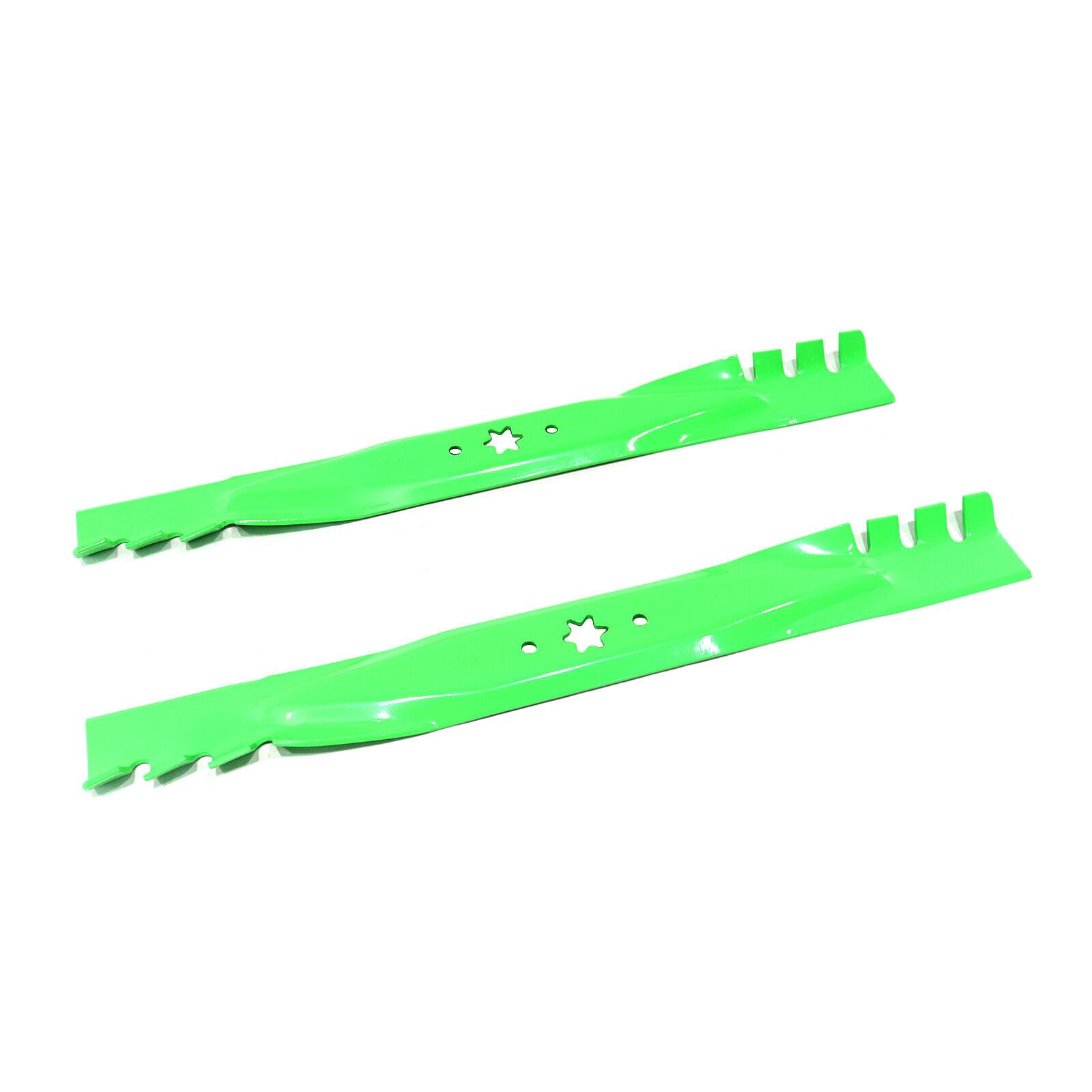 2PCS Mower Blade for Cu-b Ca-det 42" Deck LTX1040 RZT-L42 RZT-S42 KH RZT-SX Toothed Mulching 6 Point Star