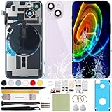 ReuWeu Back Glass Replacement Compatible with iPhone 14 All Carriers 6.1