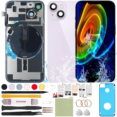 ReuWeu Back Glass Replacement Compatible with iPhone 14 All Carriers 6.1