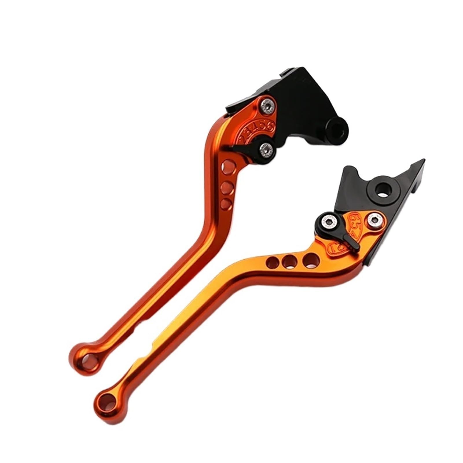 KKMNAIF Motorcycle Handlebar Brake Clutch Lever for VTR250 1998-2006 for MC19 22 CBR250 1988-1994 for CBF500 2006-2007 Motorcycle Brake Lever(Orange Long)