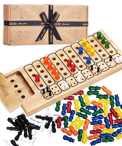 Jaques of London Mind Genius | Code Breaking Wooden Board Game | Logic & Brain Training Strategy Games | Since 1795