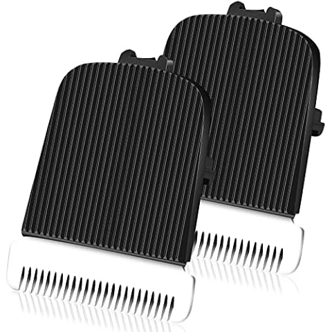 2 Pack Replacement Blade for Manscaped The Lawn Mower Electric Groin Hair Trimmer Blade, Hygienic Snap-In Replacement Clipper Blades Fit for Manscaped Lawn Mower 4.0 3.0 2.0,Black Cover
