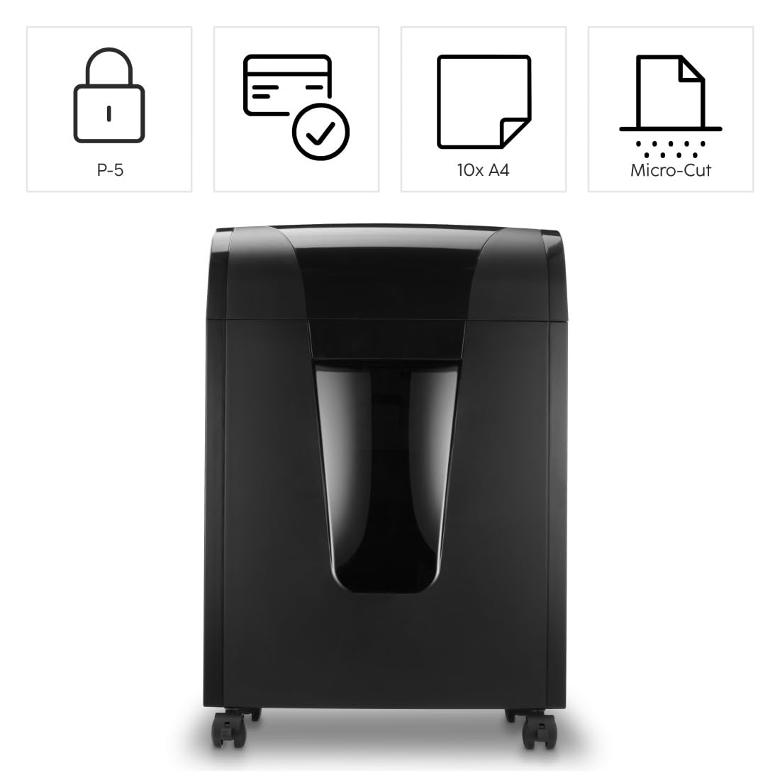 Hama Distruggidocumenti trituratore con livello di sicurezza P5 T5 E4