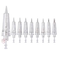 Vista 10 de Paquete de 50 agujas de maquillaje permanentes para máquina de tatuaje Eyliner de cejas, 1P, 3P, 5P, 5F, 7F, para maquillaje de microblading