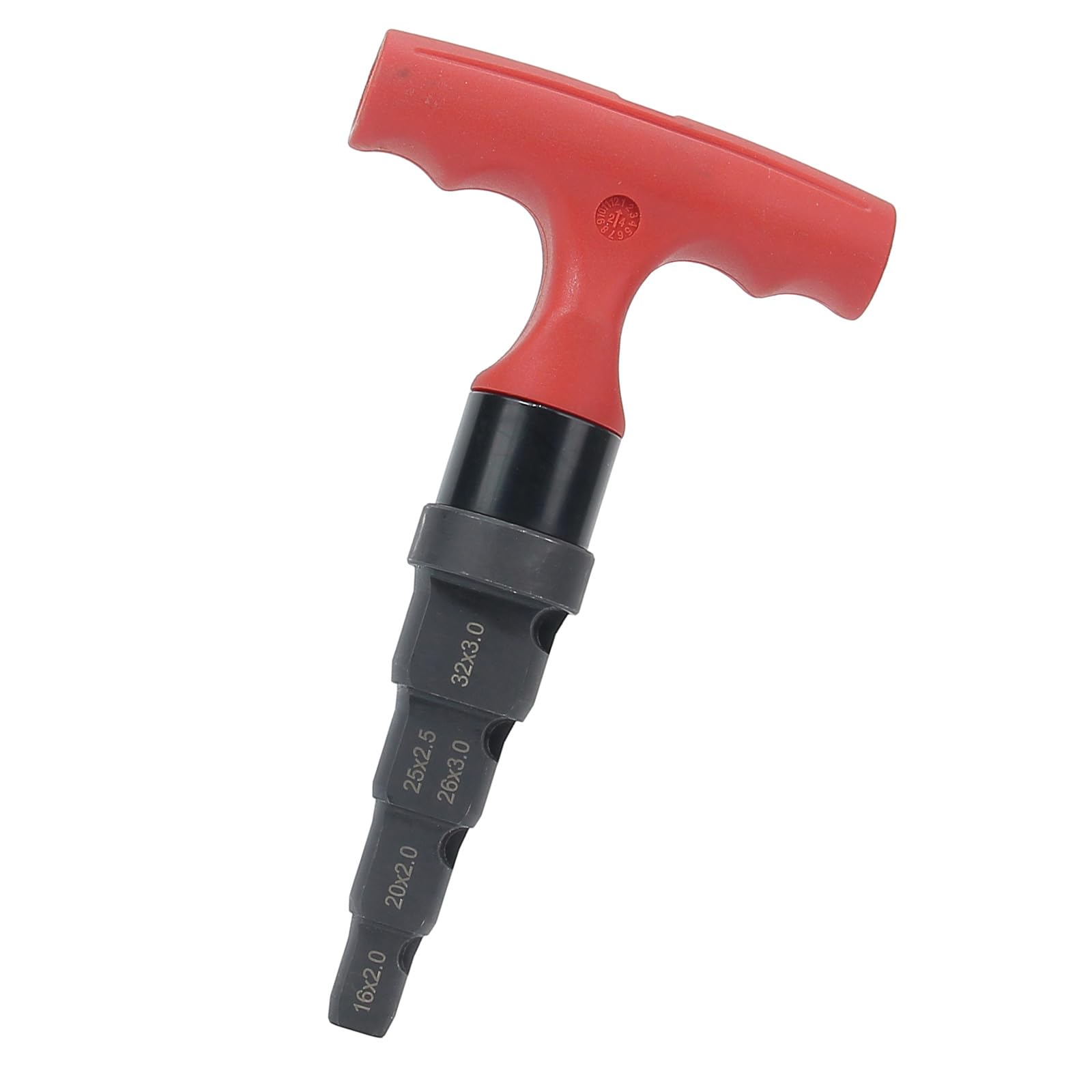 Kalttoy Quadruple Manual Chamfering Tool With Ergonomic Handle Multiple Size Mixture Steel For Pipe Rounding Handheld Conical Reamer