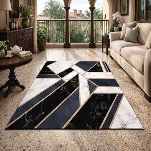 Alfombra lavable antideslizante de pelo corto suave para salón 2