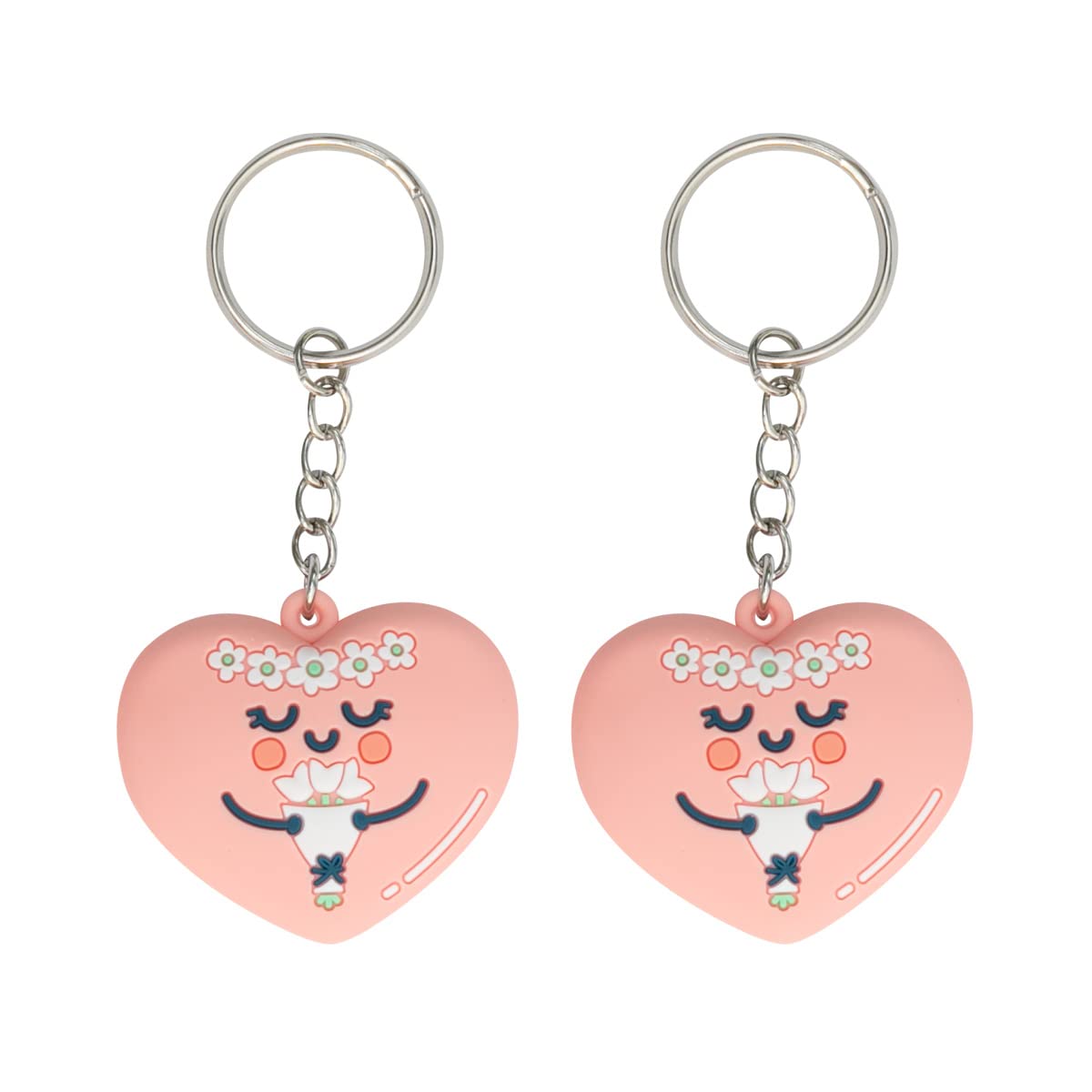 Mr. Wonderful - Keychain for two people who love each other - Woman+ Woman, silver, S, Woman+ Woman