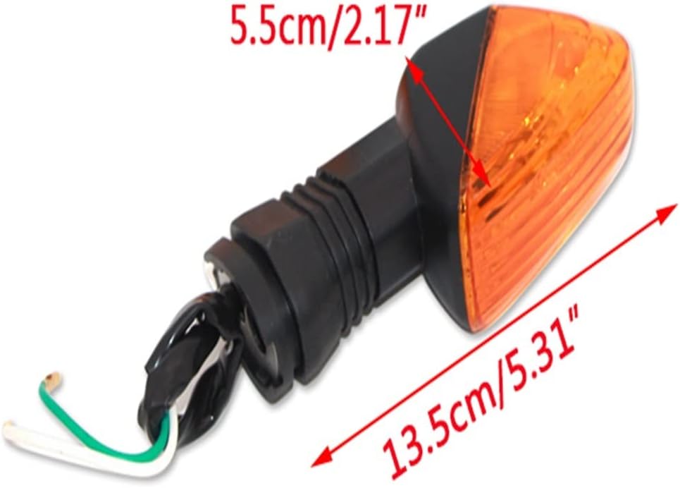 方向指示器 4 個黄色レンズターンシグナルライトインジケータランプ為