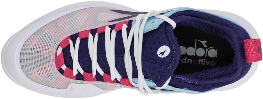 Amazon | Diadora Speed Blushield Fly 4 + W Clay (ホワイト/ブルー