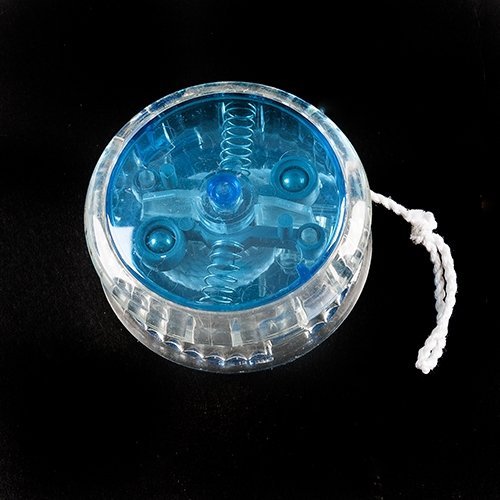 Blue Light Up Hyperactive Toy YoYo with Quick Return Action 1 per