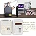 JAKAGO Travel Portfolio Organizer Waterproof A4 Document Bag Multifunctional Travel Note Pouch Zippered Case for Notebook, Ipad, Journals, Sketch Books (flowers2)
