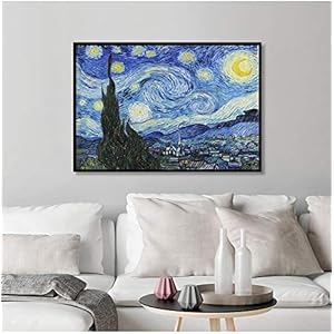 Vincent Van Gogh beroemde kunstenaar kunstdruk wandschilderij canvas olieverfschilderij Home Wall Decor Artwork 60x85cm…