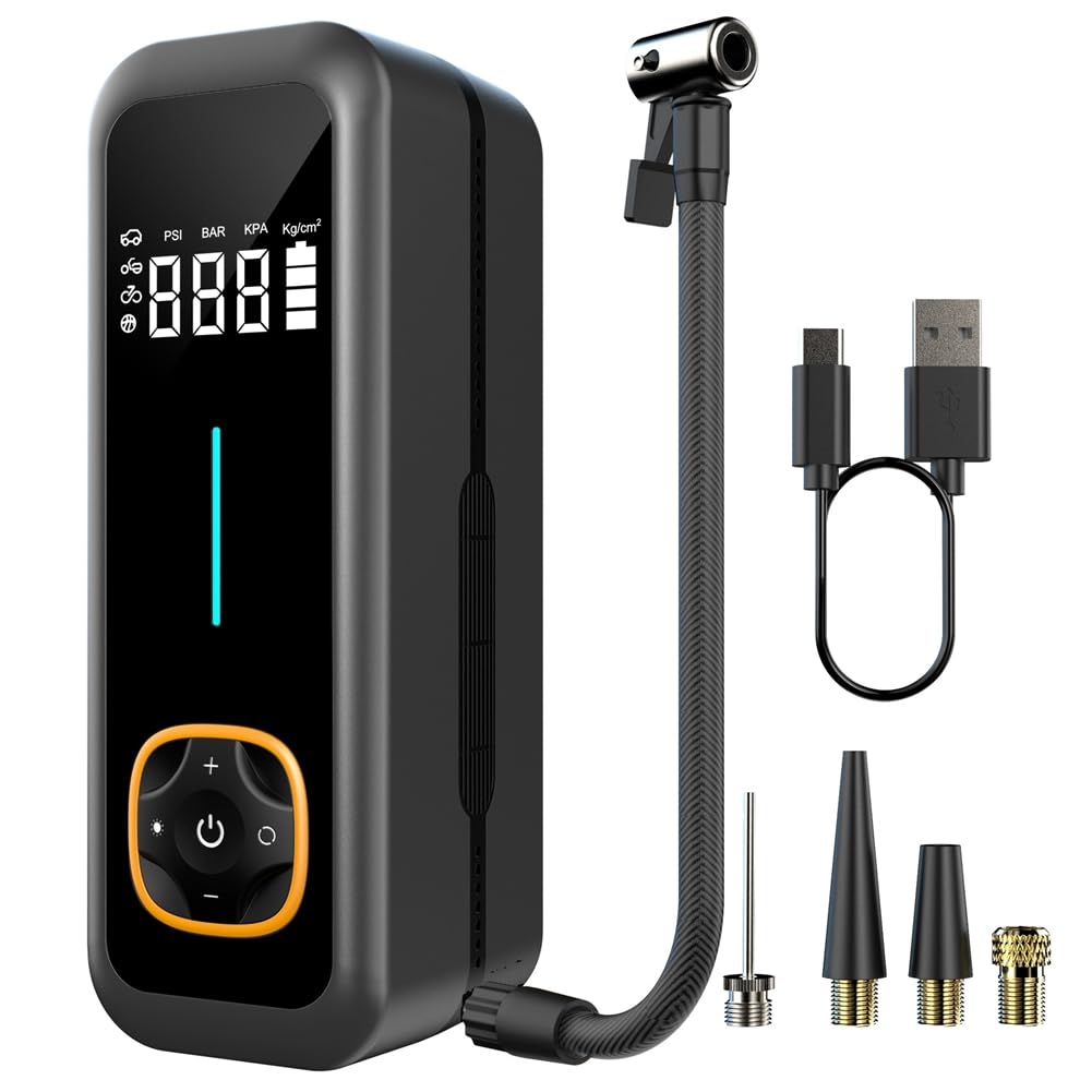 Jnchdghwa As Shown Car Air Pump Mini Air Compressor Compact High-Pressure Mini Air Compressor For Car Motorcycle