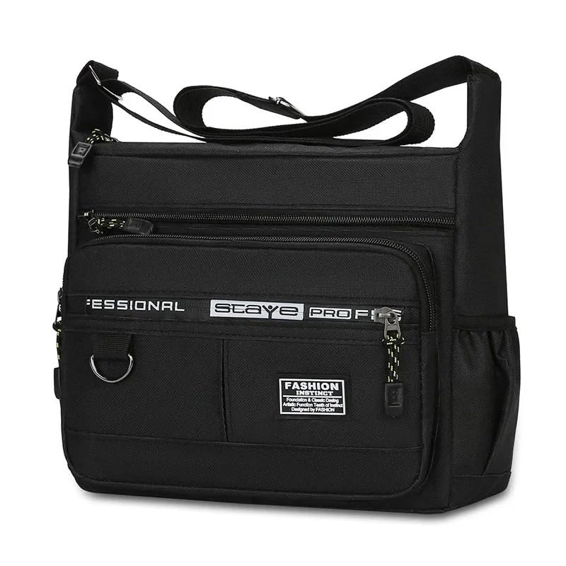 Bolsa cruzada para hombre SCRUBY con múltiples bolsillos y gran capacidad 2
