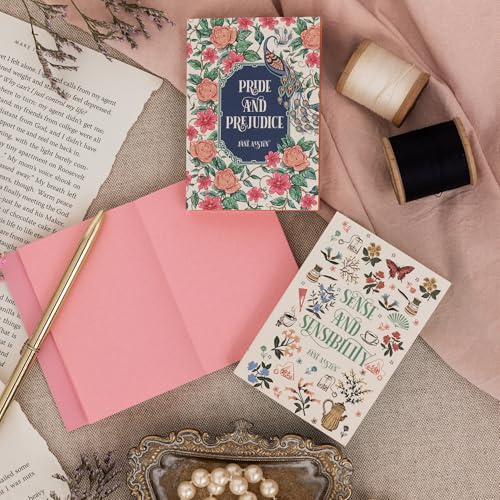Bloc-notes de poche littéraire Jane Austen, mini carnet de notes et citations de lecture