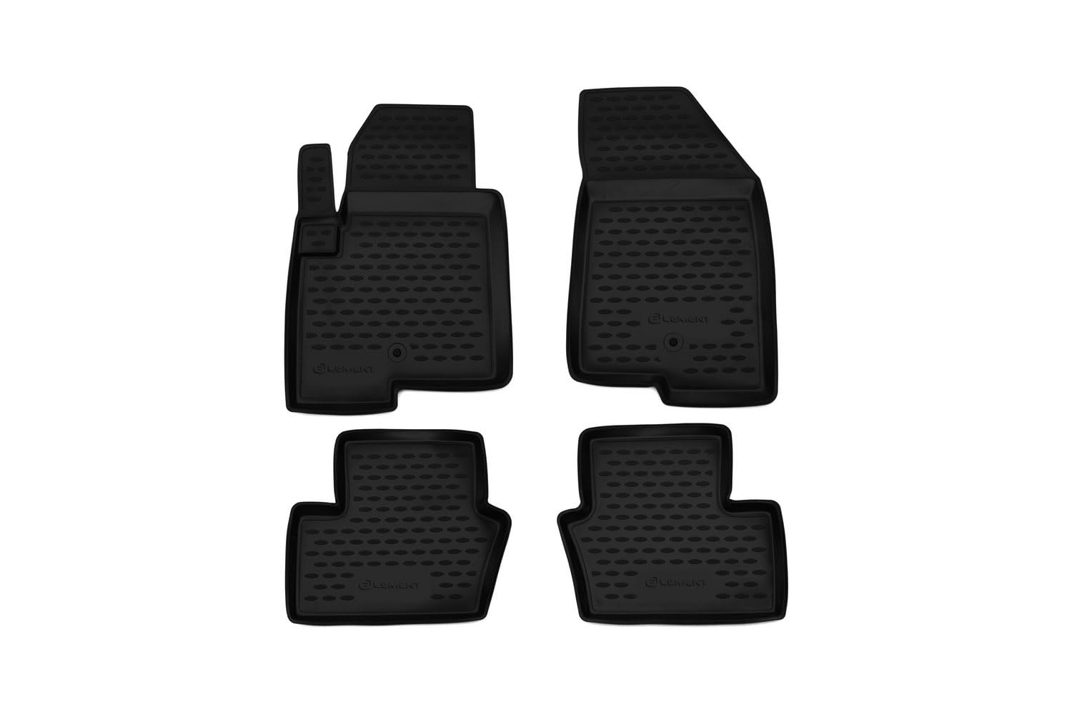 Dopasowane dywaniki samochodowe ELEMENT 3D do Jeep Compass New, 2011-2016, 4-częściowy