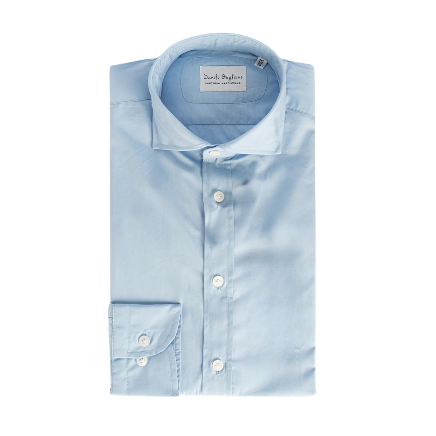 Bianca Elegante, Camicie da Uomo Regular in Cotone Popeline, Bianca Classica Artigianale Sartoria Napoletana, Made in Italy