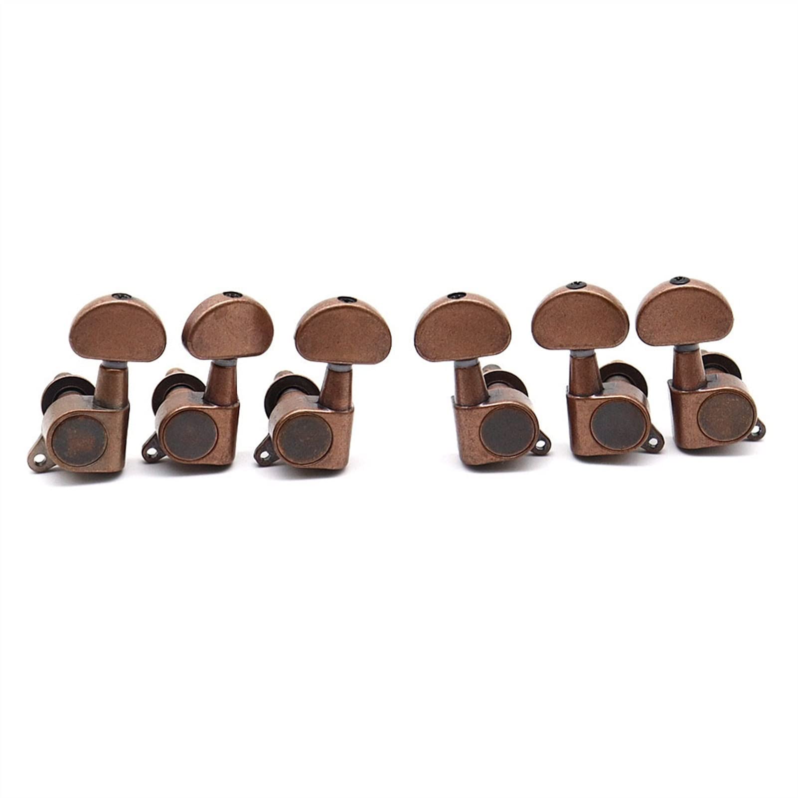 tunery blokujące głowice Gitara Elektryczna Tuning Pegs Tunery Guitar Tuners Maszyna Head Half Round Head Główny 3L3R / 6R / 6L (Color : 3L3R)