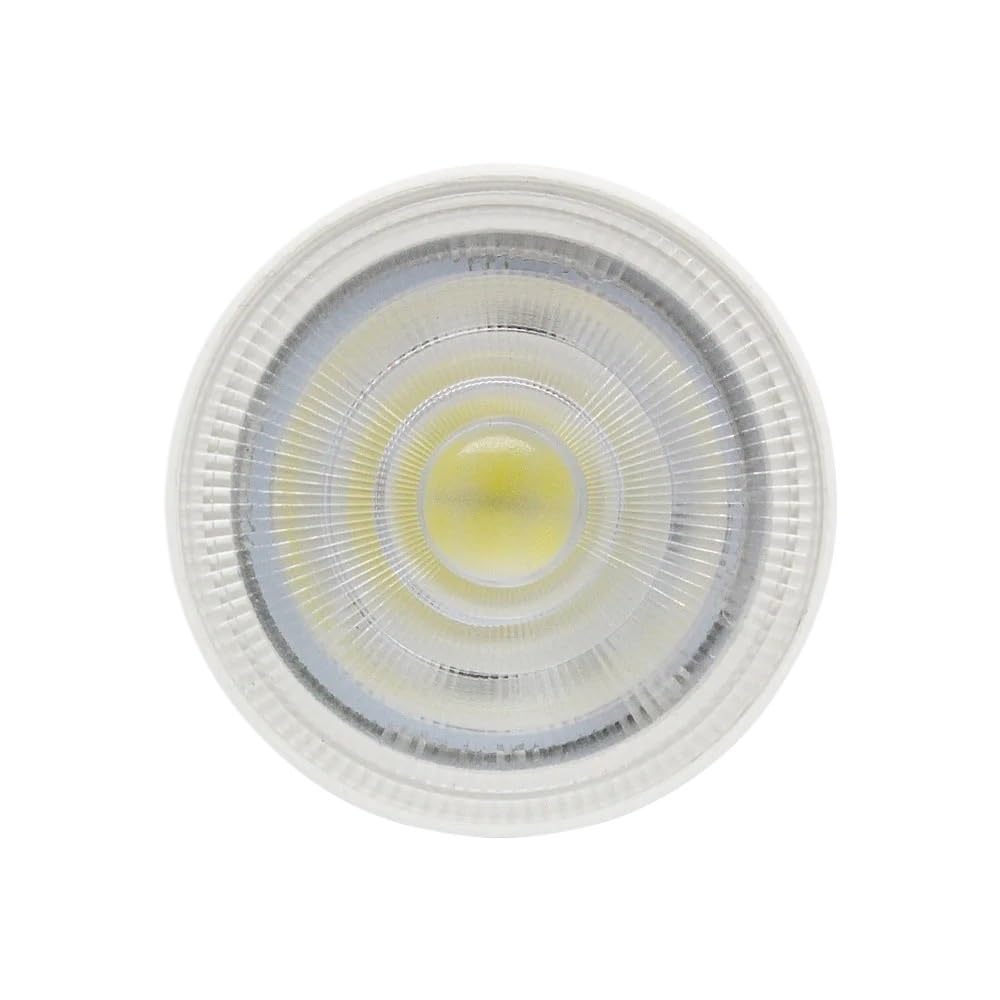 YSJX Lighting, Pack of 10, LED Lamp Spotlight AC220V GU10/MR16 COB or 2835SMD LED Bulbs Lighting Household Bulbs(GU10 Cold White,5W Clear Cover)