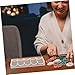 Hemoton Convenient Poker Chip Holder Poker Chip Case Trays Portable Storage Box