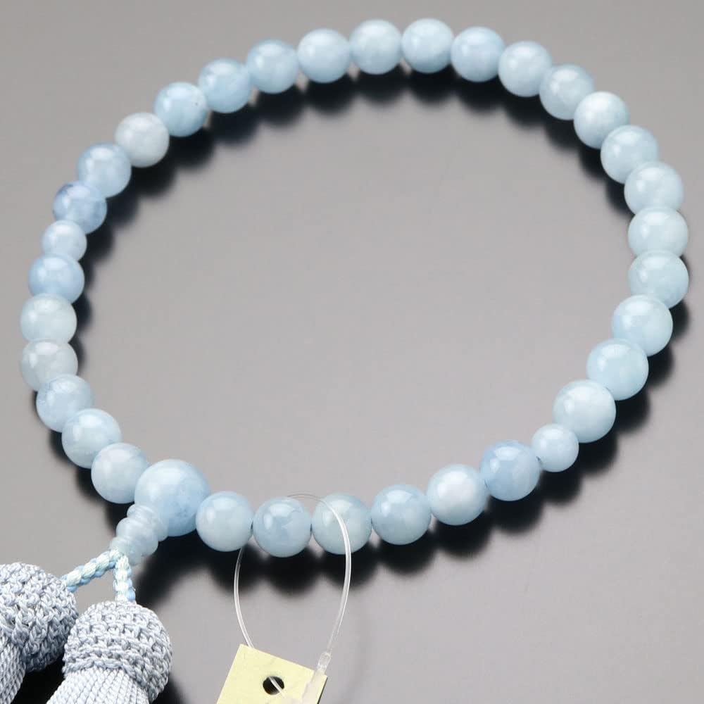 最新作売れ筋が満載 数珠 女性用 約8ミリ 5A´ ラピスラズリ 正絹2色房