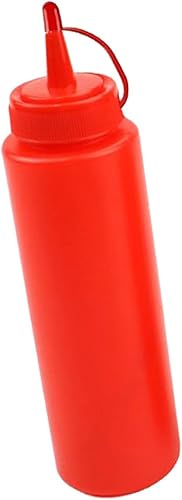 Esquirla Botella de mostaza falsa y ketchup botellas de chorro falsas, novedoso juguete de broma práctico reutilizable divertido juguete de botella