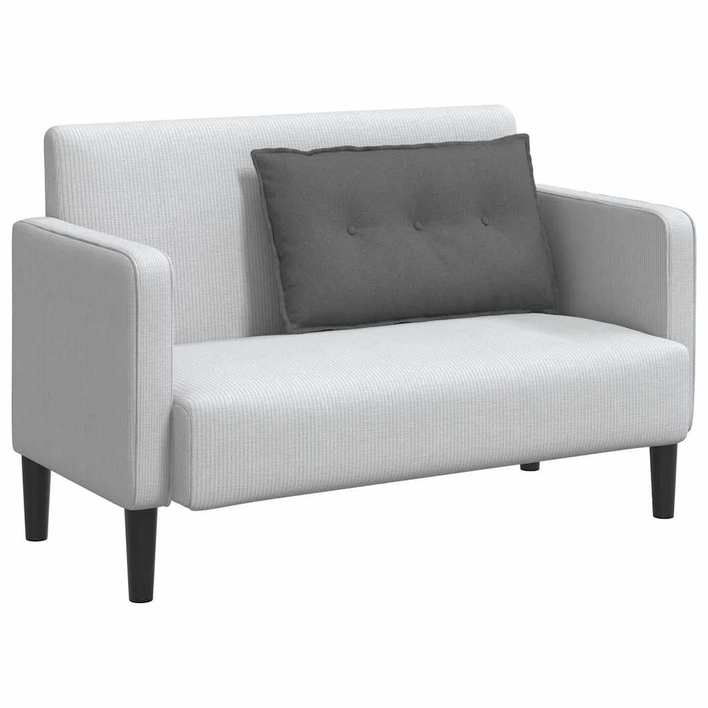 Cuscino per la schiena in tessuto grigio scuro, 80 x 19 x 50 cm, con imbottitura in poliestere, cuscino lombare ergonomico per ufficio, divano e soggiorno, supporto per la colonna vertebrale