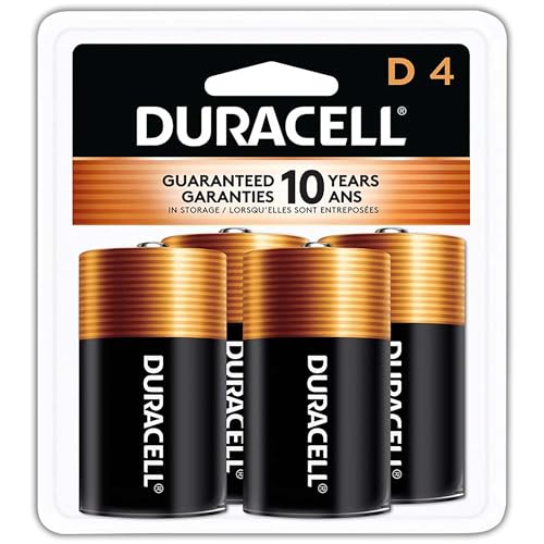 Image of Procter & Gamble DURMN1300R4Z Duracell Alkaline General Purpose Battery, D-CTx4