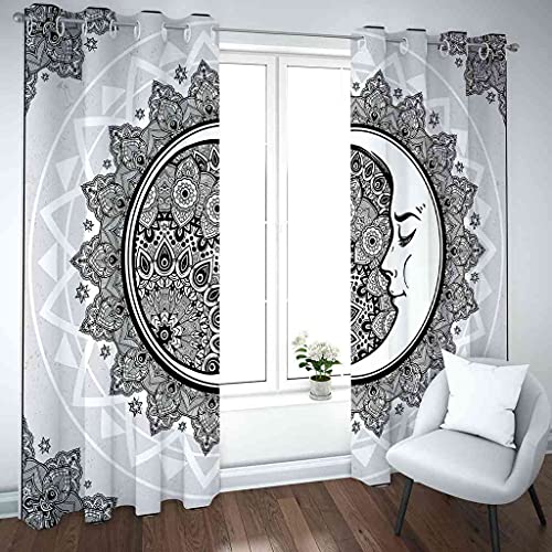 Rideaux occultants 100% polyester isolant thermique phonique 200x214 cm - 4