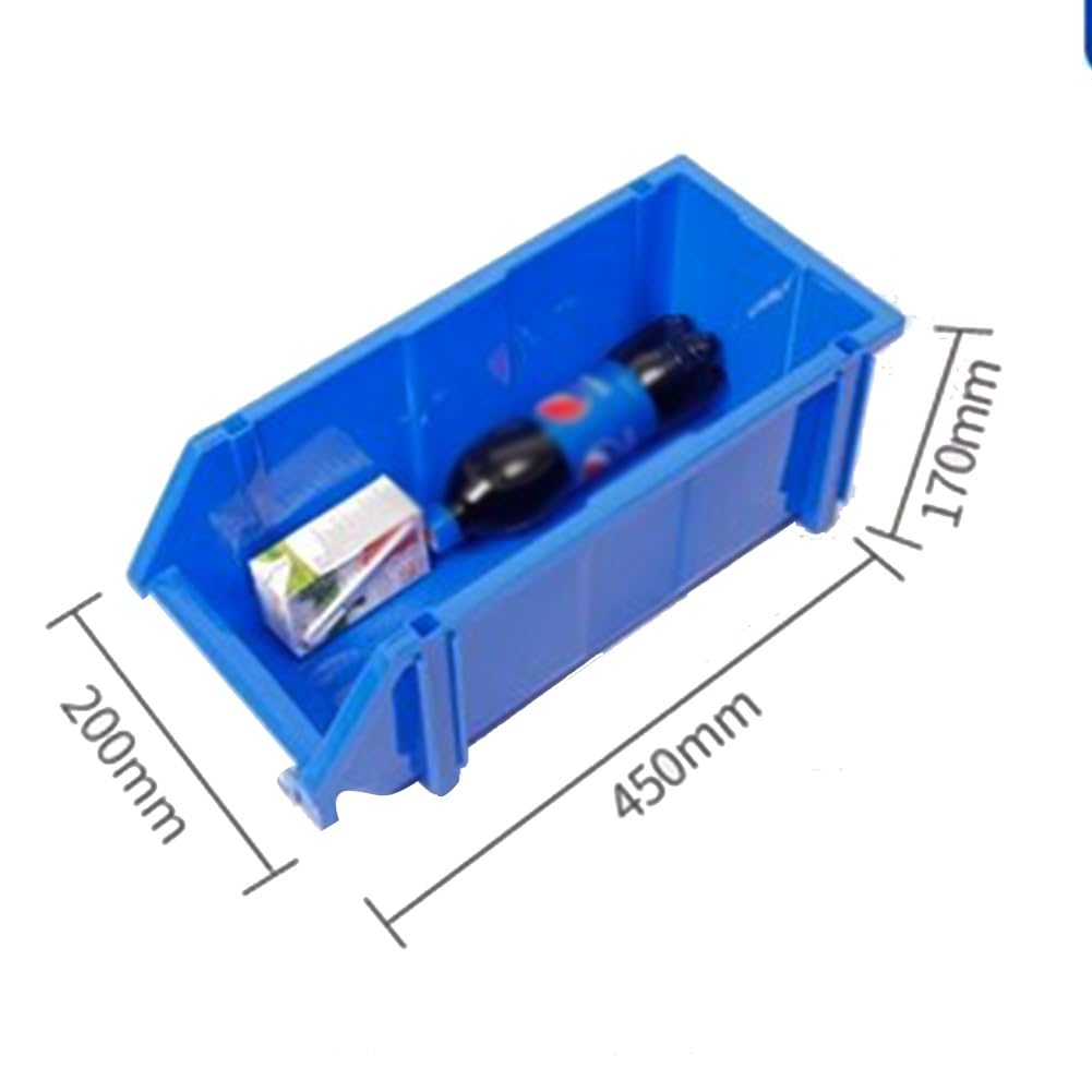 GRRICEPL Estante De Piezas, Contenedores De Almacenamiento De Garaje, Tarea Pesada Cochera Organizador De Herramientas, Herramienta De Taller De Plástico para Garaje (Color : Rosso, Tamaño : 8PCS)