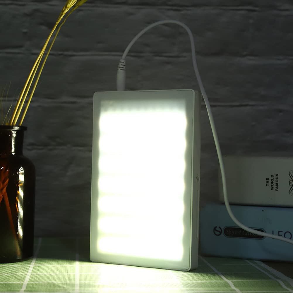 Lichtmittellampe, Weißes, Professionelles Photonenlicht-Hautheilmittel, Einstellbares Lichtmittel Für Den Büro- Und Heimgebrauch(ohne Fernbedienung)