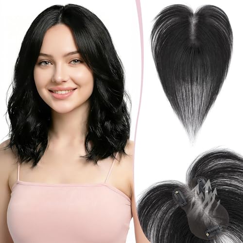 SEGO Hair Toppers for Women Real Human Hair With Side