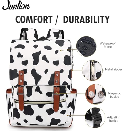 Cow Slim Backpack Gift for Girls School Bag College Daypack Travel Rucksack2