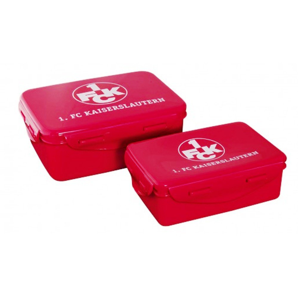 1.FCK- Brotzeitdose - Brotdose - Lunchbox 2er-Set - 1.FC Kaiserslautern
