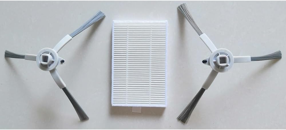 Spareparts HEPA+Side Brush Compatible with ABIR X6 Robot Vacuum Cleaner