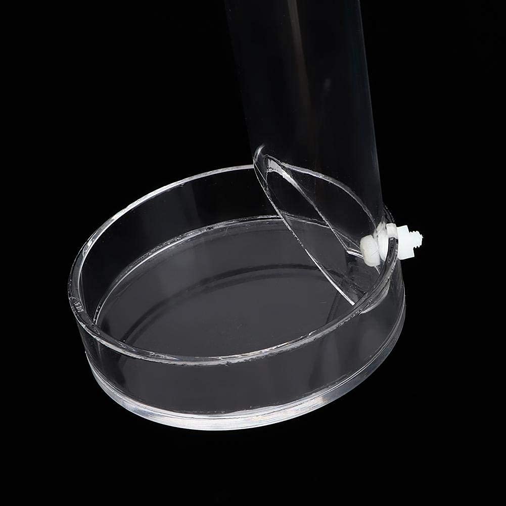Tube d'alimentation Crevette Tube d'alimentation pour Crevettes en Acrylique Transparent Tube d'alimentation pour Aquarium (20cm)