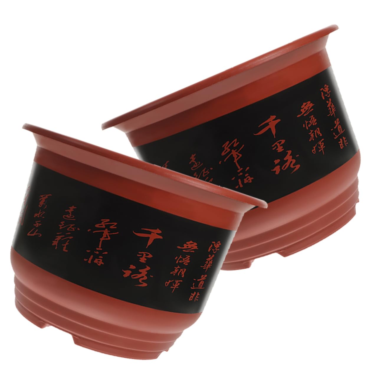 YARNOW 2pièces Pot De Fleurs Plastique Drainage pour Orchidées Pots De Pépinière Jardinière Extérieure